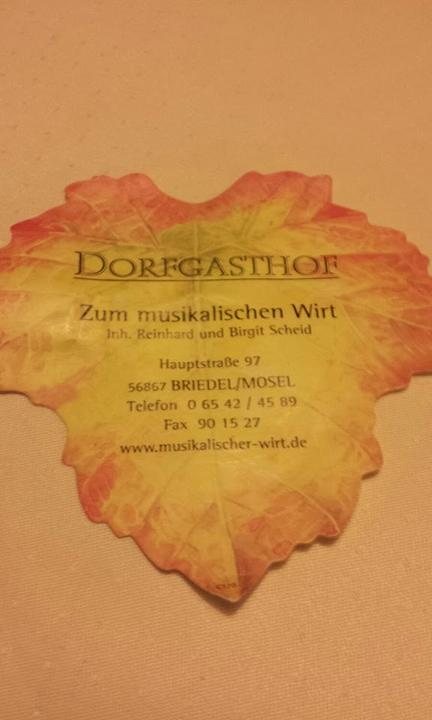 Dorfgasthof " Zum musikalischen Wirt"